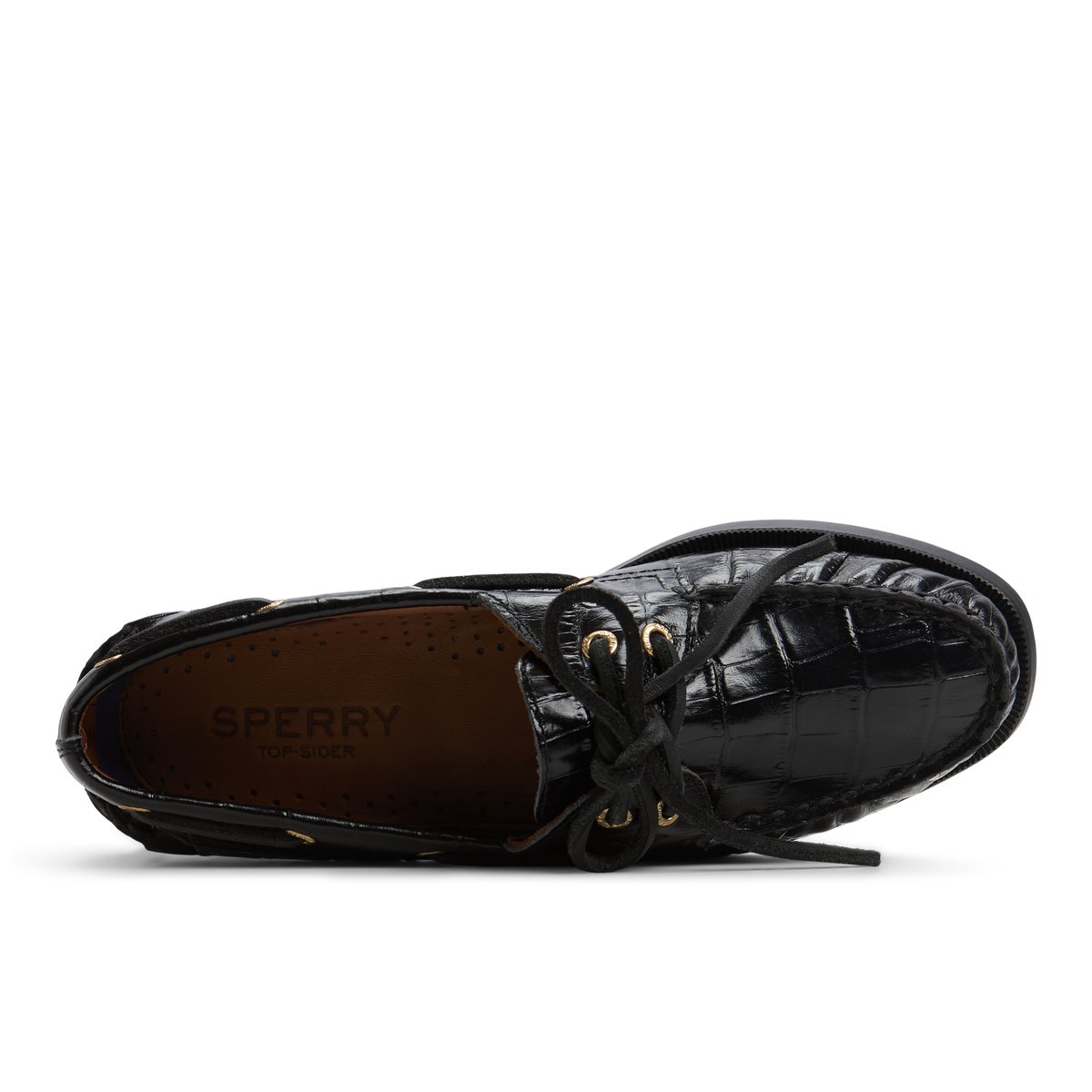 新しい季節 2 Ao eye_wm US Sperry | Leather Women's Black 靴